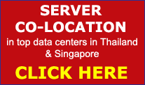 Server colocation in Bangkok, Thailand & Singapore